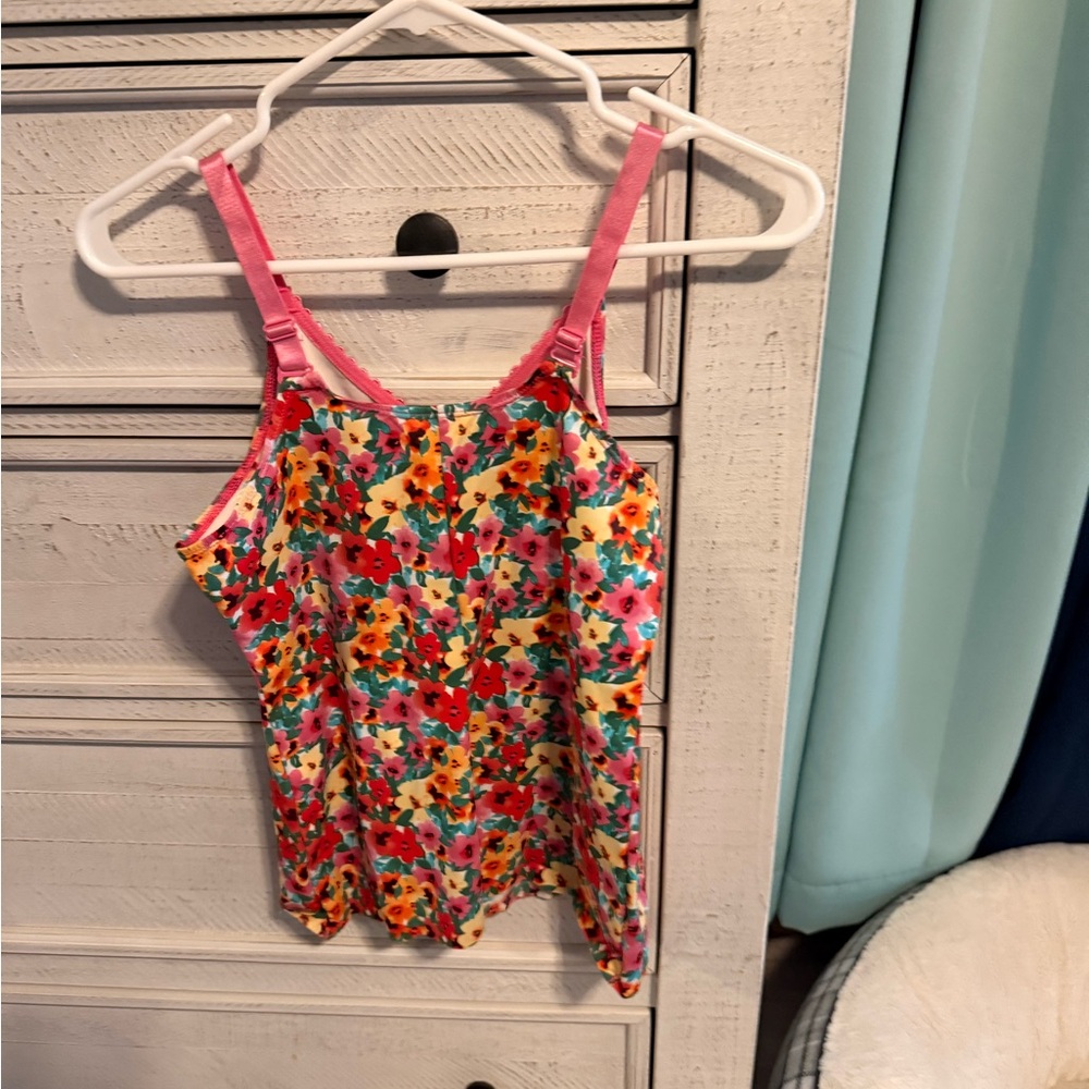 Ruby Ribbon Colorful Floral Cami - Picture 2 of 4